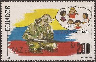 Soldier writing to children