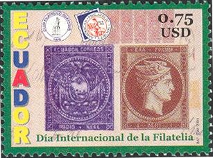 Ecuadorian and Greek Stamps