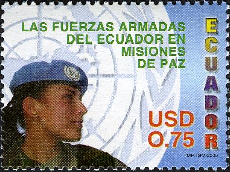 Female Soldier, UN-Emblem