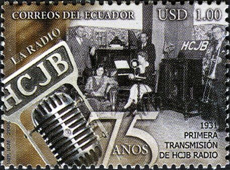 Microphone and broadcasting studio from 1931