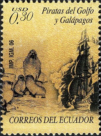 Galapagos Sea Lions, Burning ship