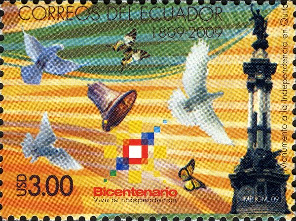 Monument, Doves and Butterflies