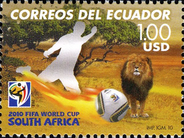 Lion (Panthera leo), Outline of a Soccer Player in the Savan
