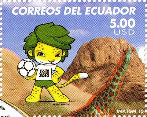 Mascot Zakumí, Giraffe and Mountain
