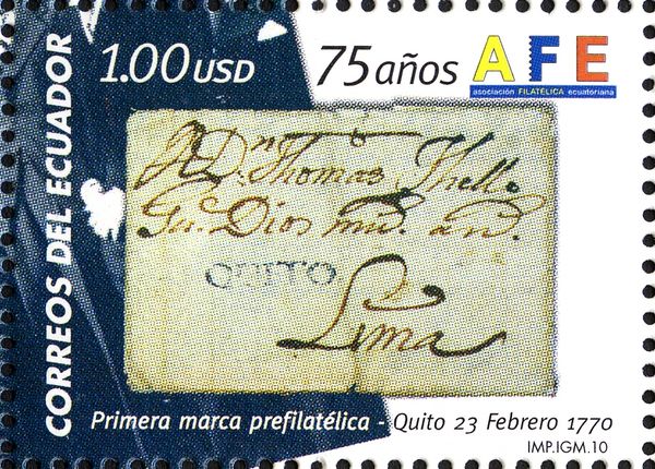 First Postmark (1770)
