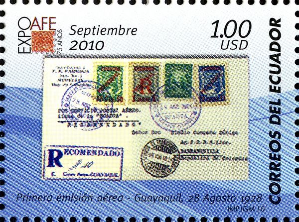 First Airmail Issue - SCADTA Stamps