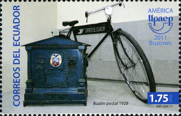 Bicycle and 1928 Mailbox
