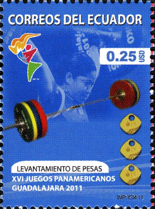 Weights and three Gold Medals
