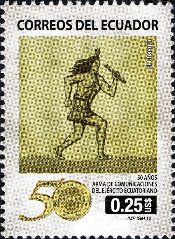 Chasqui carrying message