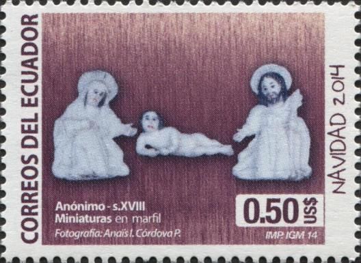 Ivory creche Figures
