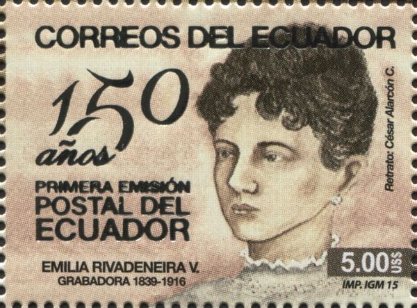 Emilia Rivadeneira, engraver