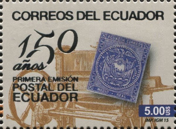 Second Postage stamp and Printing Press