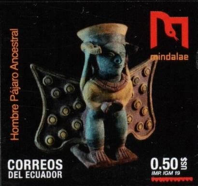 Ancestral Winged Man Figurine