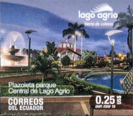 Plaza in Central Park of Lago Agrio