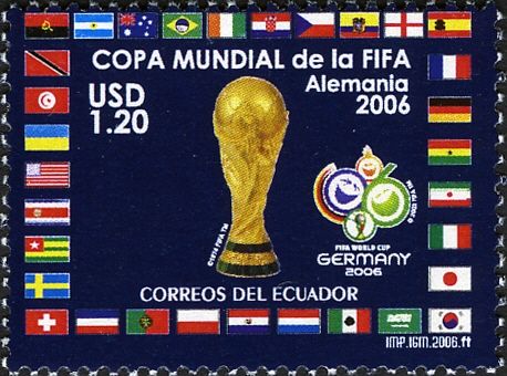 FIFA World Cup 2006 - Germany - Trophy and Flags