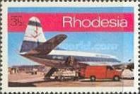 Loading Mail at Salisbury Airport