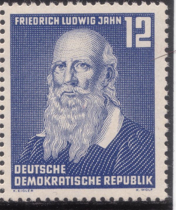 100. Death day of 'gymnastics father' Friedrich L. Jahn