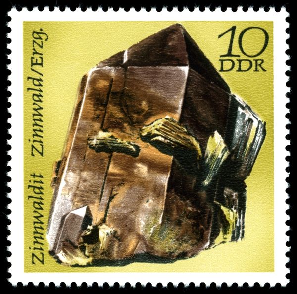 Smoky Quartz on Zinnwaldite, Zinnwald (Erzgebirge)