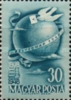 Globe with Carrier-pigeon (Columba livia domestica)