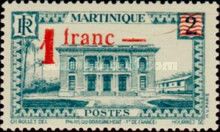 Fort de France: Government Palace surcharged