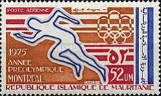 Running and Olympic Emblem
