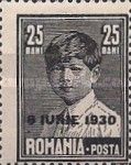 Michael I of Romania (*1921) - overprinted