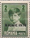 Michael I of Romania (*1921) - overprinted