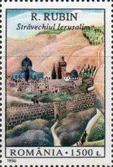 Old Jerusalem, Reuven Rubin