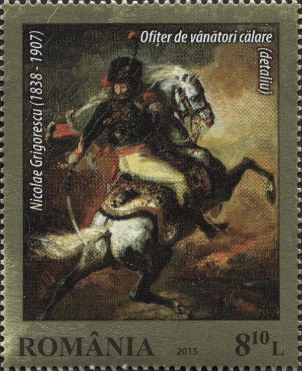„Officer on horse“, by Nicolae Grigorescu (1838-1907)