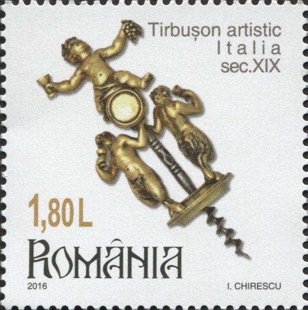 Corkscrew with Wine God Bacchus (Italy, 19th century)