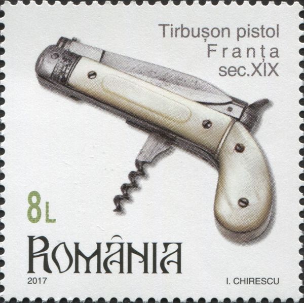 Pistol Corkscrew (France, 19th century)