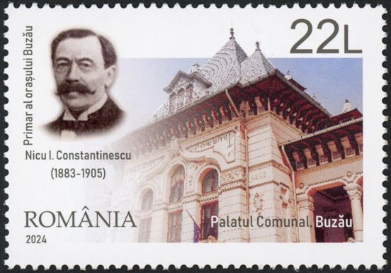 Buzău Communal Palace and Nicu I. Constantinescu