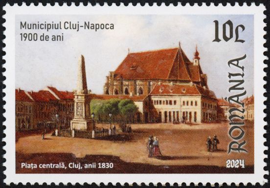 Central Square in Cluj in 1830