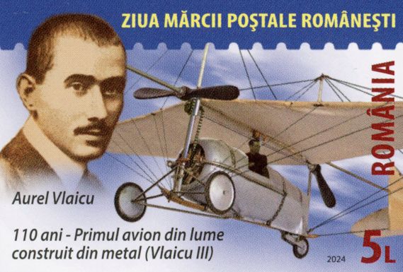 Aurel Vlaicu Flying First Romanian-made Aircraft