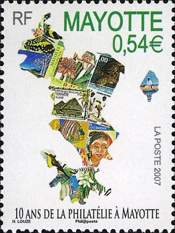 10 years of philately in Mayotte