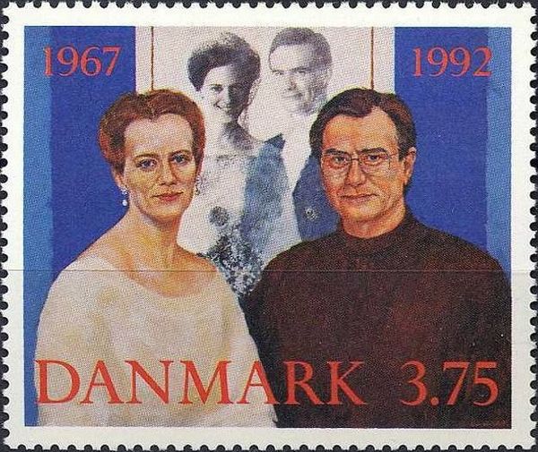 Queen Margrethe II- Silver wedding