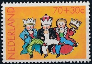 Children Dressed as the Three Kings