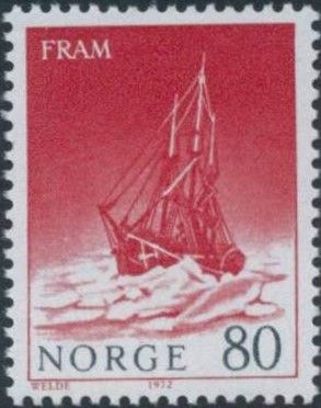 Polar ship "Fram" in pack ice
