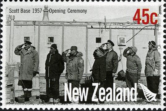 Scott Base 1957 - Opening Ceremony