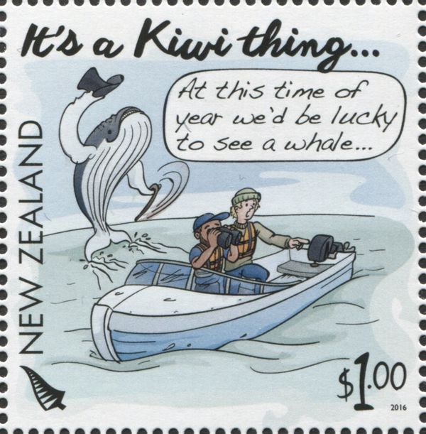 At this time of year we'd be lucky to see a whale...