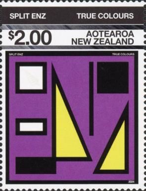 Design Based on Album Cover for True Colors by Split Enz