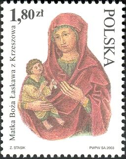 Painting of Our Lady of Graces from Krzeszów (13th century)
