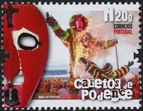 Scene from Caretos de Podence Festival