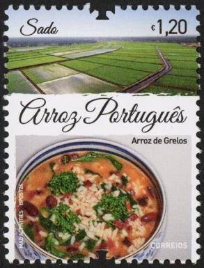 Sprout rice with beans, Sado River