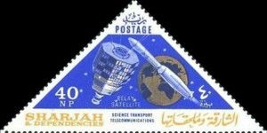 Relay Satellite, Delta Rocket and Globe