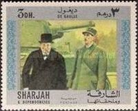 General de Gaulle and Winston Churchill