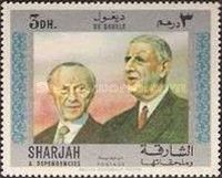 General de Gaulle and Konrad Adenauer
