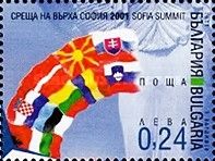 Flag Ribbons of NATO Countries and the Recording Candidates