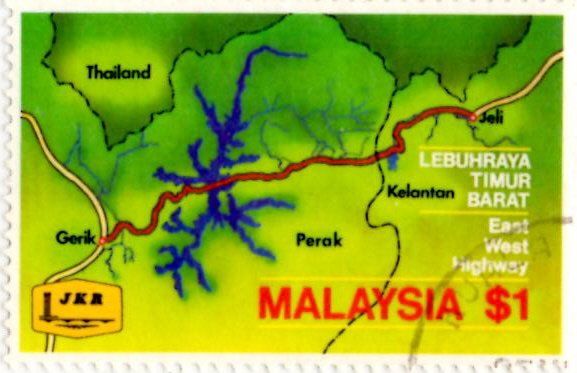 Map of East-West Highway