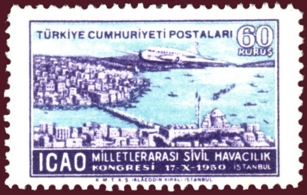 Plane over Istanbul